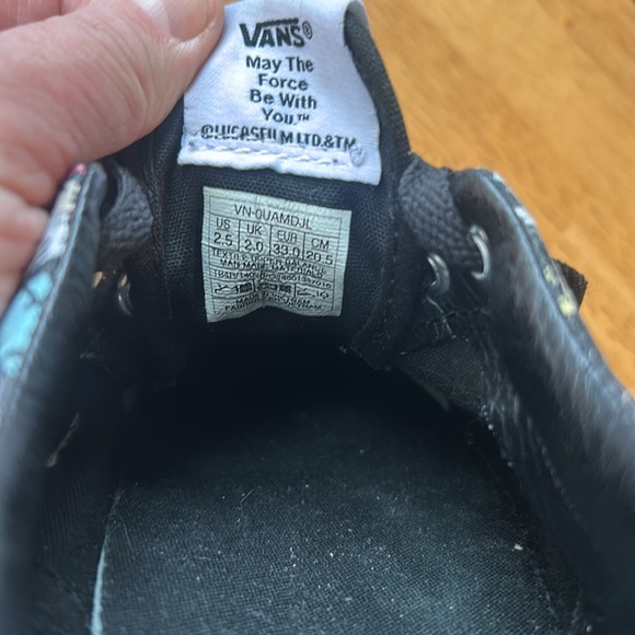 Star Wars Vans rare youth size 2.5 - Picture 9 of 10